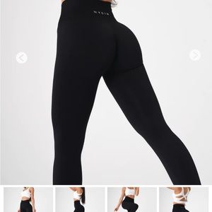 Brand new black solid seamless NVGTN leggings from recent release